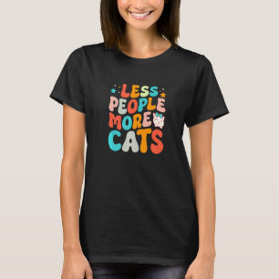 T-shirt Rétro-Vintage Plus-Chats Drôle Amateur de Chats Pr