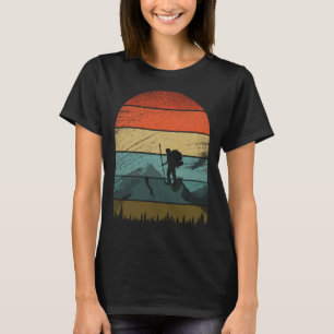 T-shirt Retro vintage randonnée et camping hobby 2