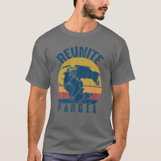 T-shirt Retro Vintage Réunite Pangea Funny Géologue -Geol