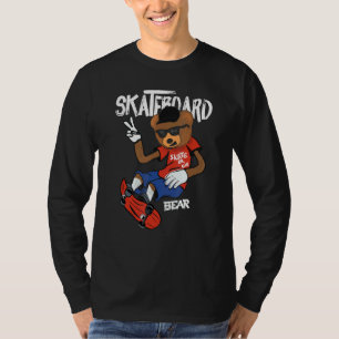 T-shirt Rétro Vintage Santa Cruz Bear Skateboarding Rue
