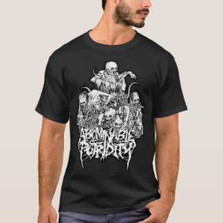 T-shirt Retro Vintage Skull Canibal