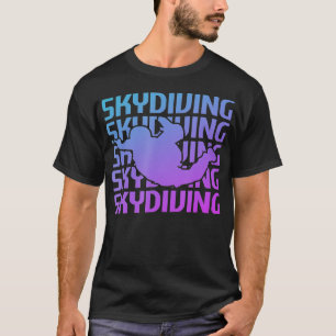 T-shirt Retro Vintage Skydiving Skydiver 6