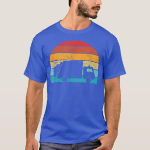 T-shirt Retro Vintage Sunset Recyclage des ordures pour en