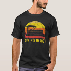 T-shirt Retro Vintage Sunset Venir Dans Hot Boat Party Lak