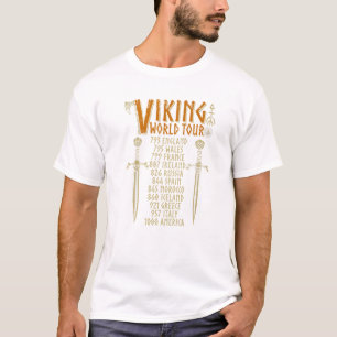 T-shirt Retro Vintage Viking Tour Norse Viking Premium