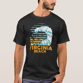 T-shirt Retro Virginia Beach - SUMMER SOUVENIR