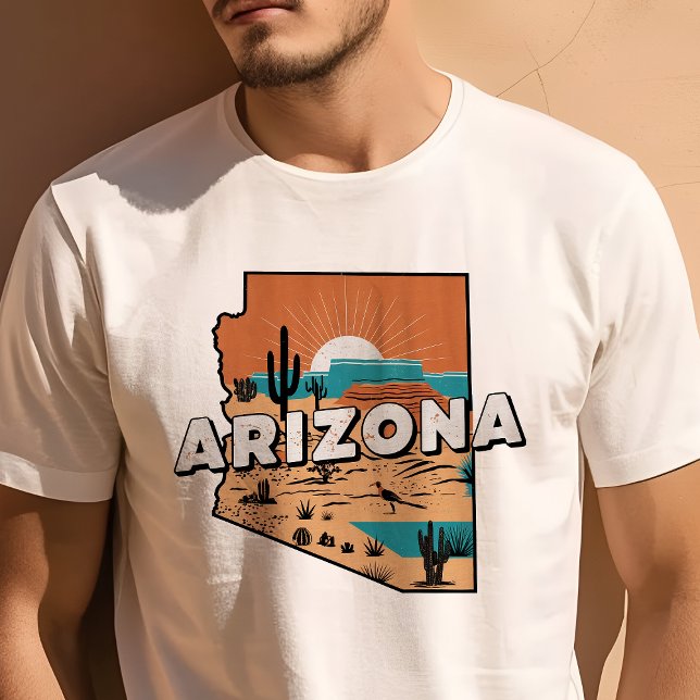 T-shirt Retro Voyage Iconic Arizona Graphic (Créateur téléchargé)
