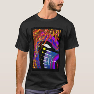 T-Shirt Retro Warrior Abstrait Vintage