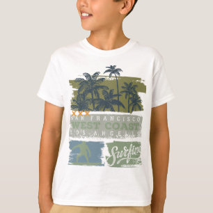 T-shirt Retro West Coast California Surfing