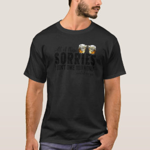 T-shirt Retro Whiskey Toutes Ces Sorties Vous Ont Déchiré