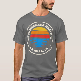 T-shirt Retro Windansea Beach La Jolla Californie Vintage