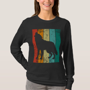 T-shirt Retro Wolf