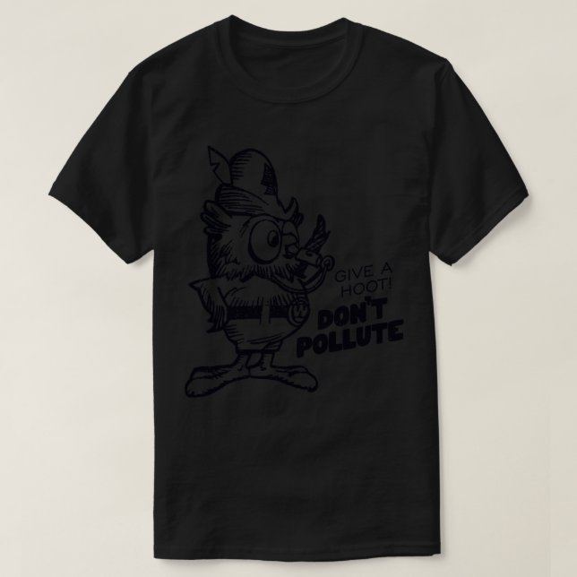 T-shirt Rétro Woodsy Owl (Design devant)