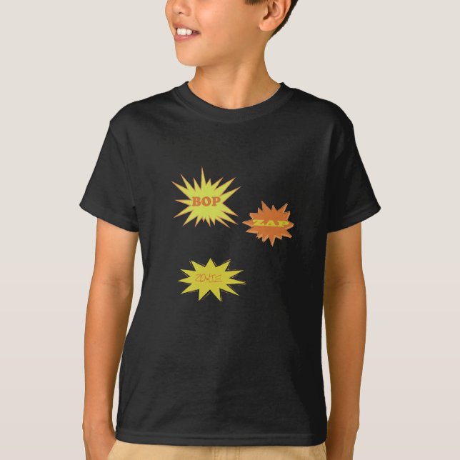 T-SHIRT RÉTRO ZAP ZOWIE BOP (Devant)
