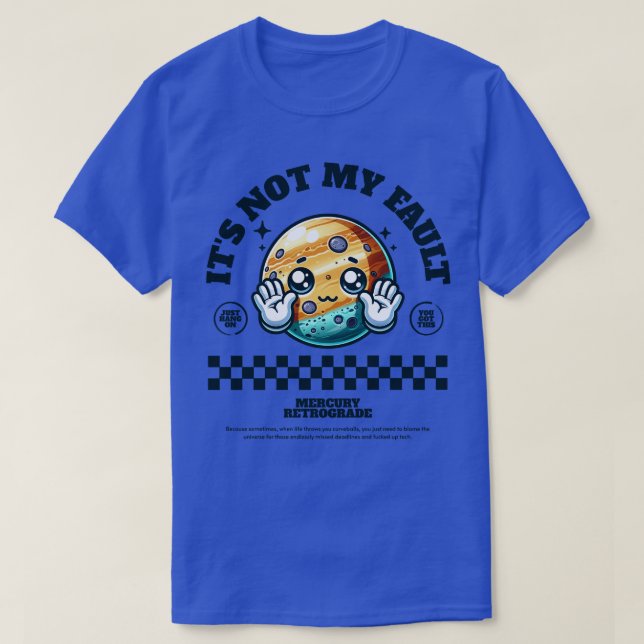 T-shirt Rétrograde de mercure (Design devant)