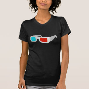 T-shirt Rétros verres 3D graphiques