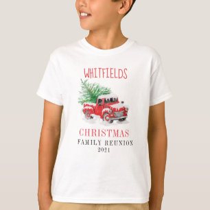 T-shirt Retrouvailles familiales Noël Correspondance perso