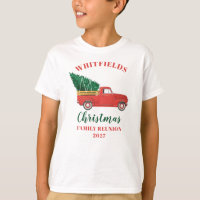 Réunion de famille de Noël Camion rouge personnali