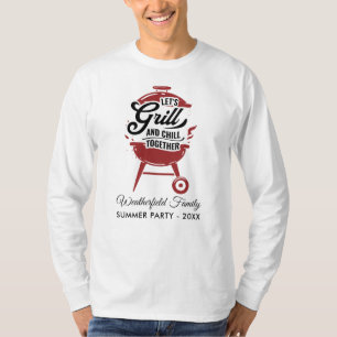 T-shirt Réunion de famille Fête annuelle d'été BBQ Personn