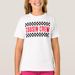 T-shirt Réunion de famille rétro avec l'équipage de Cousin
