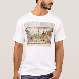 T-shirt Réunion de Hernando Cortes et de Montezuma