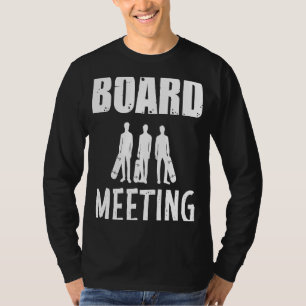 T-shirt Réunion du conseil Skateboard Skater Skater Meetin