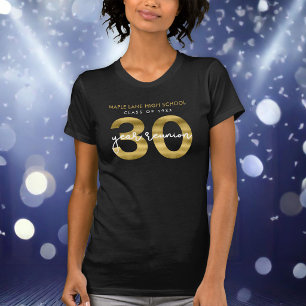T-shirt Réunion élégante de 30 ans de la promotion de faux