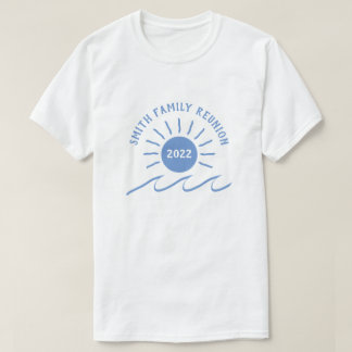 T-shirt Réunion en famille - Extérieur - Soleil à la plage