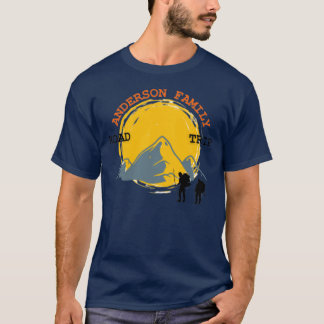 T-shirt Réunion familiale Custom Mountains Road Triage T