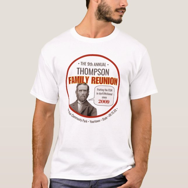 T-shirt Réunion familiale | Funny Vieux temps photo person (Devant)