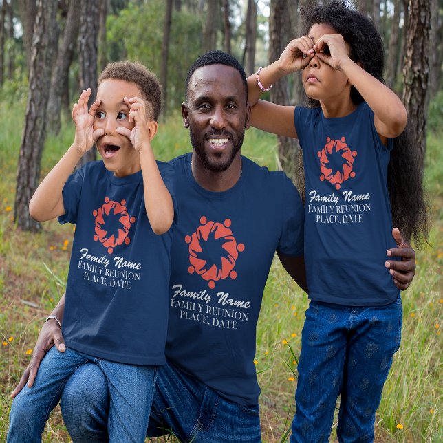 T-shirt Réunion familiale moderne (Créateur téléchargé)
