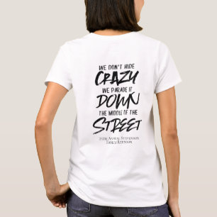 T-shirt Réunion familiale   Ne Cachez Pas Crazy Nous Le Pa
