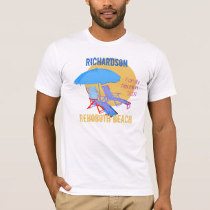 T-shirt Reunion famille plage