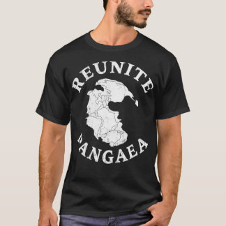 T-shirt REUNIR PANGAEA Pangea Map Manifestation de paix am