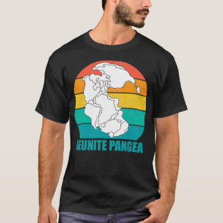 T-shirt Réunir Pangea Vintage Retro Sunset détendu