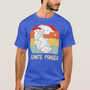 T-shirt Réunir Pangea Vintage Retro Sunset détendu