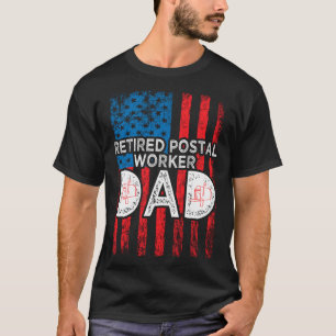 T-shirt Réussite du travailleur postal à la retraite Mailm