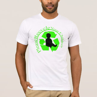 T-shirt Réutilisez la chemise d'enfants