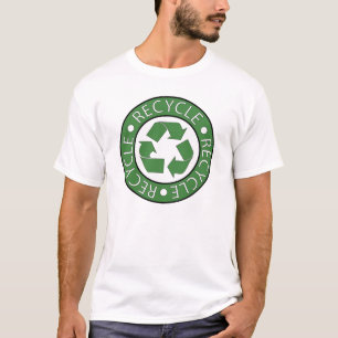T-shirt Réutilisez le logo vert