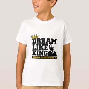 T-shirt Rêve afro-américain comme roi Mois de l'histoire d