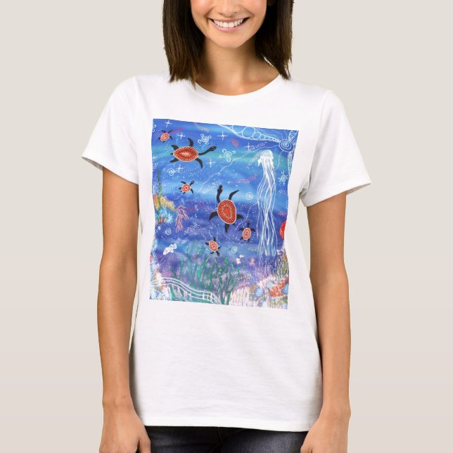 T-shirt Rêve de tortue (Devant)