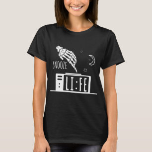 T-shirt Réveil drôle de la vie de Snooze