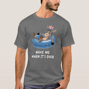 T-shirt Réveille-moi quand ce sera fini : Impuissance des