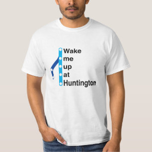 T-shirt Réveillez-moi à la station de Huntington