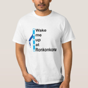 T-shirt Réveillez-moi à la station de Ronkonkoma