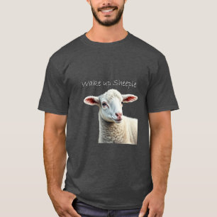 T-shirt Réveillez Sheeple Conspiration Théorie Citation