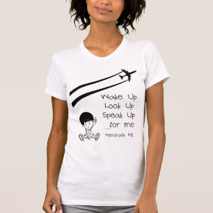 T-shirt Réveillez-vous recherchent parlent pour moi la