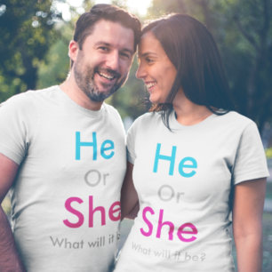 T-shirt Révélation de genre
