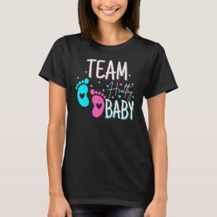 T-shirt Révélation De Sexe De L'Équipe Bébé Sain Fournitur