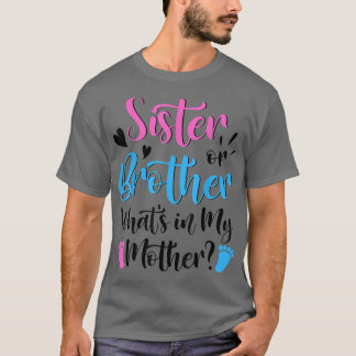 T-shirt Révélation De Sexe Rose Ou Bleu Pour Les Filles So
